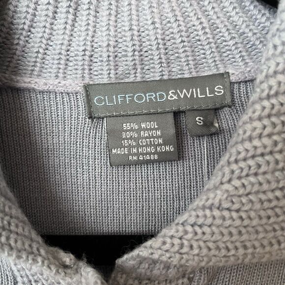 Clifford & Wills Cardigan Sweater Long Belted Button Down Womens Size Small NEW - Picture 5 of 13